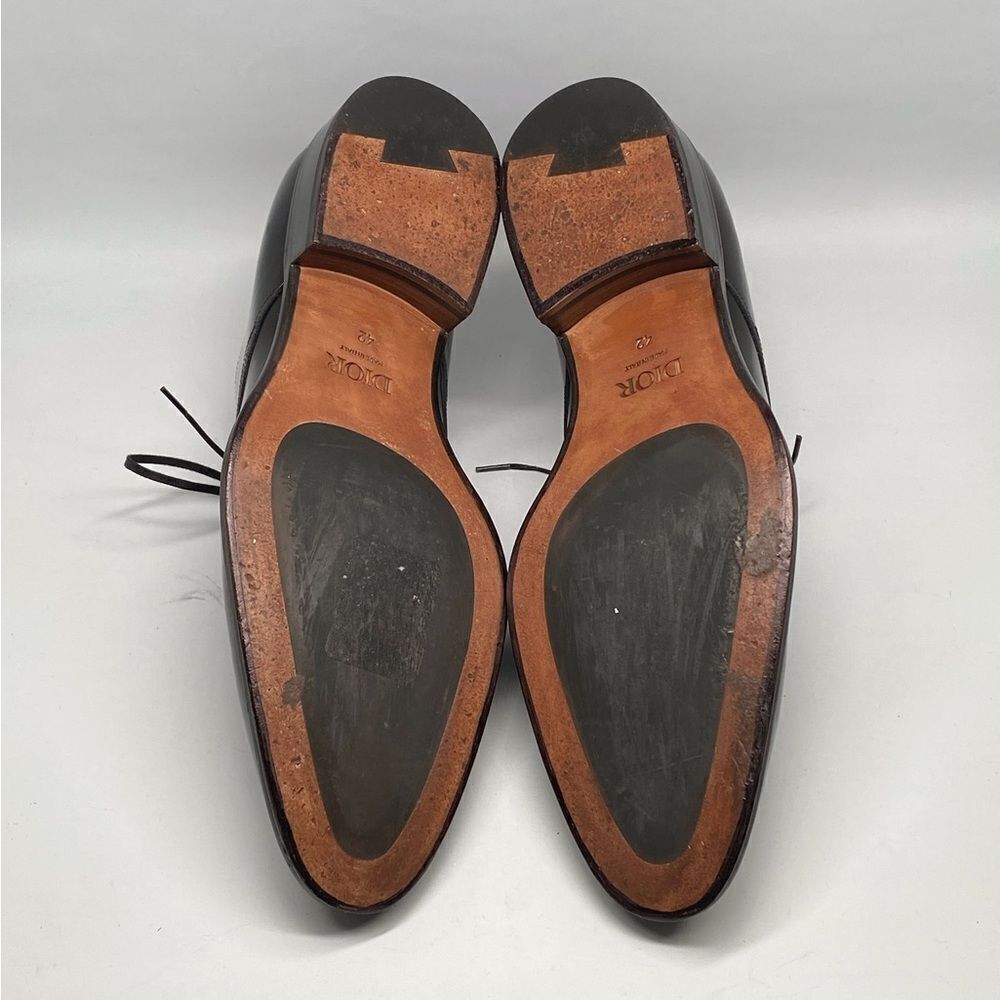 Dior Timeless Derby Shoe with Gray and Black Dior Oblique Gradient size 42 - Picture 15 of 16